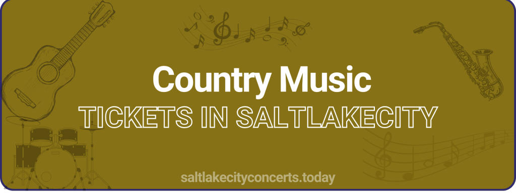 Country Music tickets in saltlakecity